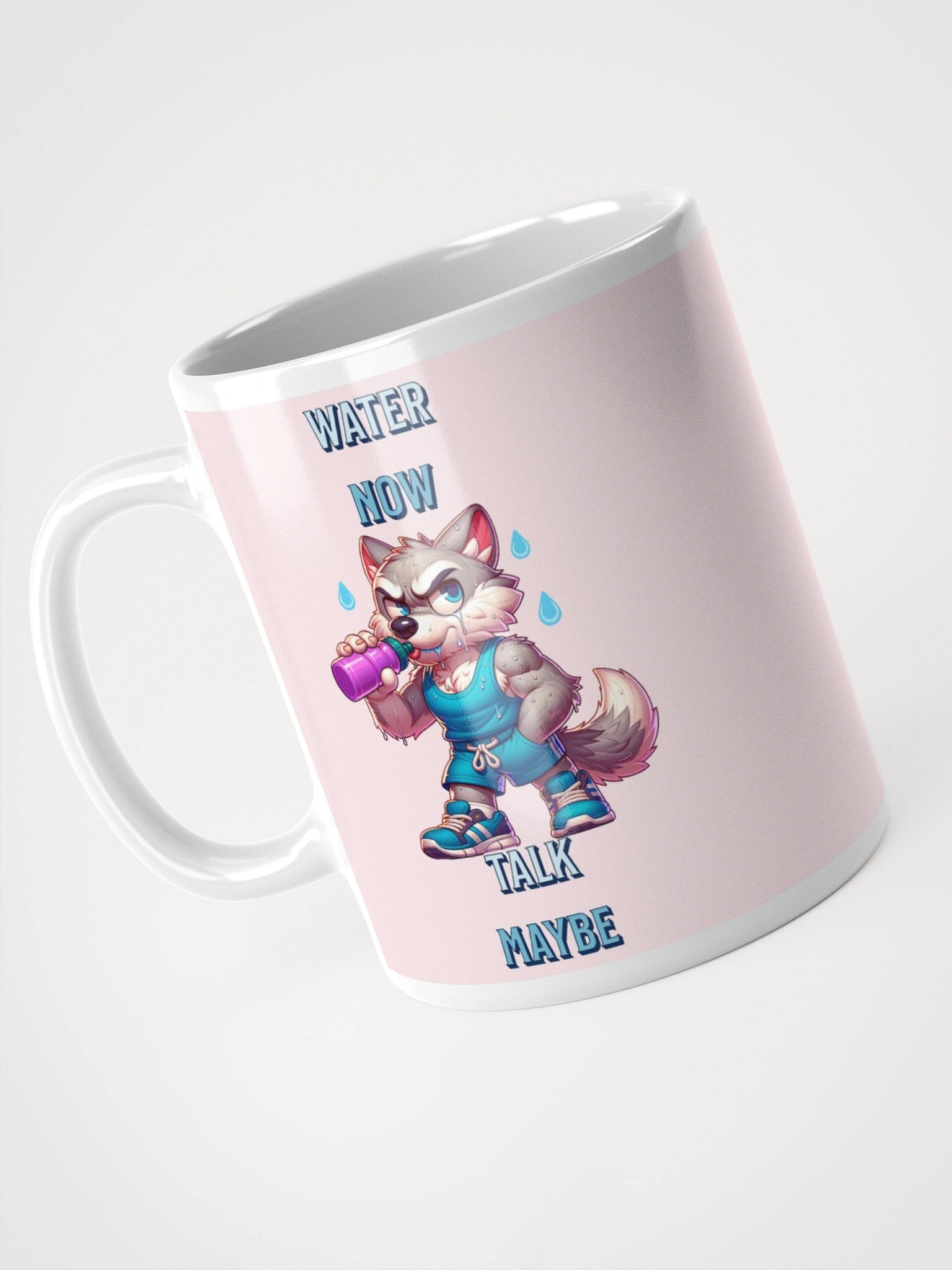 WATER NOW TALK MAYBE WORKOUT WOLF product image (3)