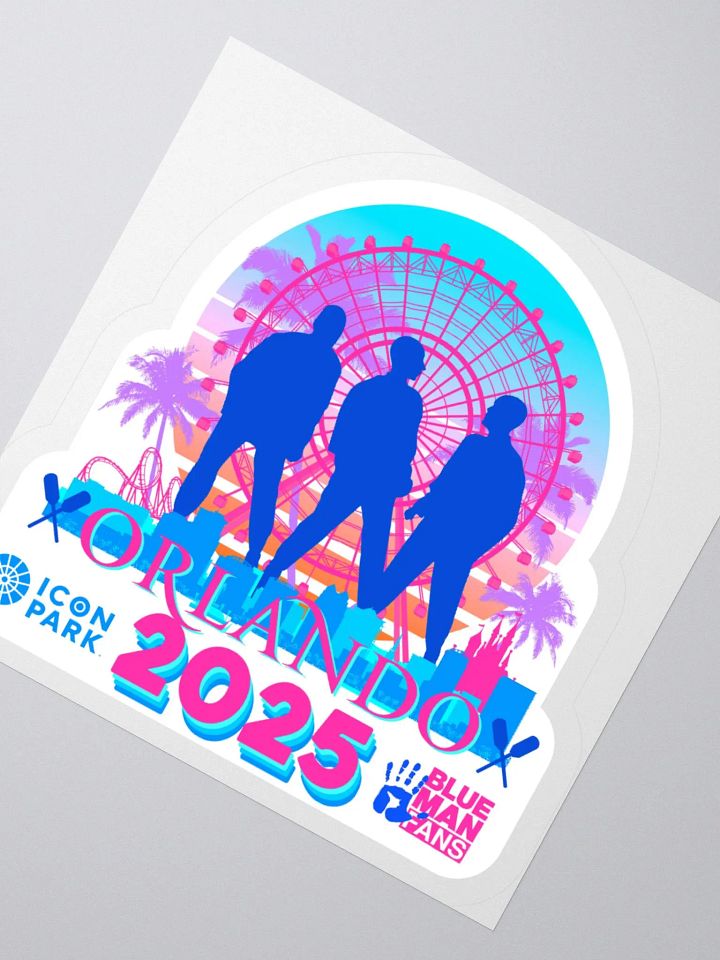 2025 Orlando Fan Meet Logo Kiss Cut Sticker product image (5)