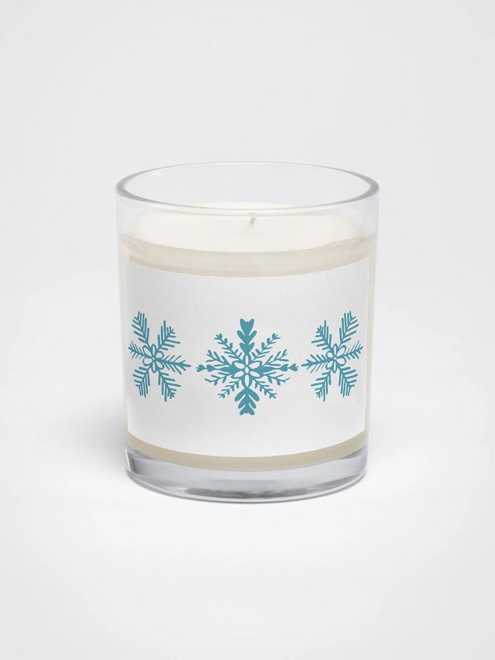 Simple Snowflakes Soy Wax Candle product image (1)