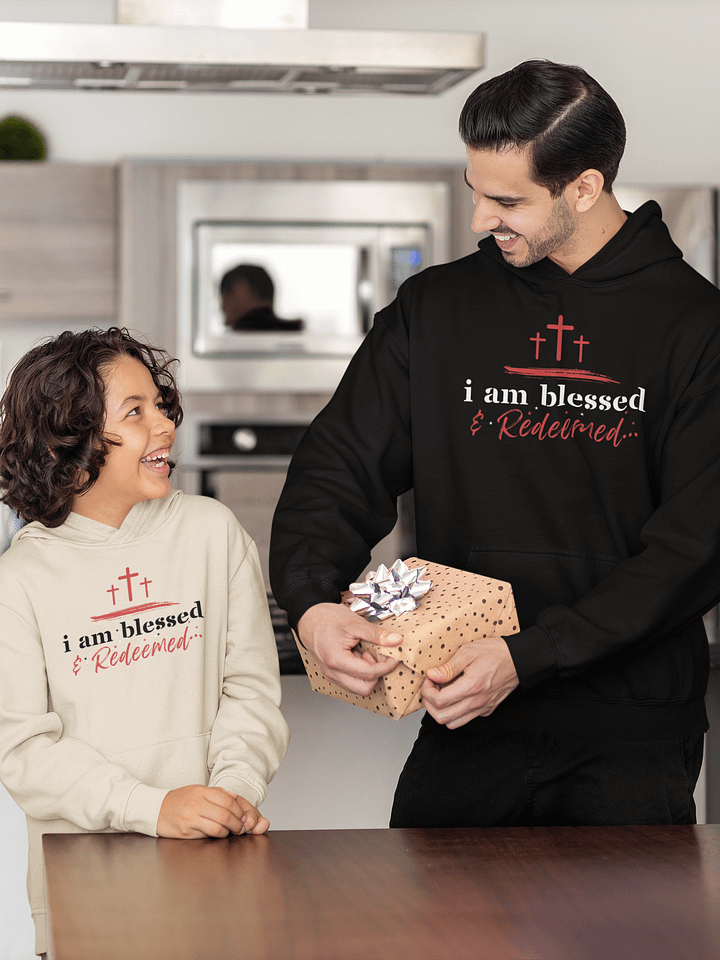 I am Blessed and Redeemed Christian Faith Gildan Hoodie product image (1)
