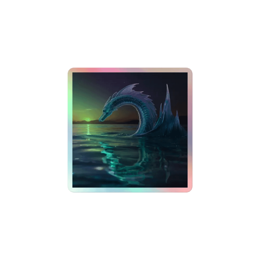Ethereal Leviathan Holographic Sticker product image (1)