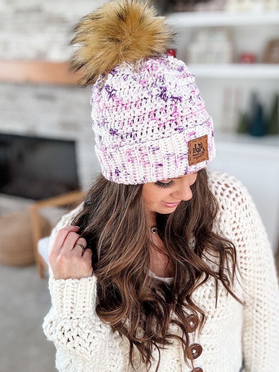 Snowy Season Beanie Crochet Pattern product image (9)