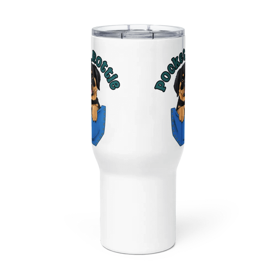 Pocket Rottie Travel Tumbler with Handle product image (2)