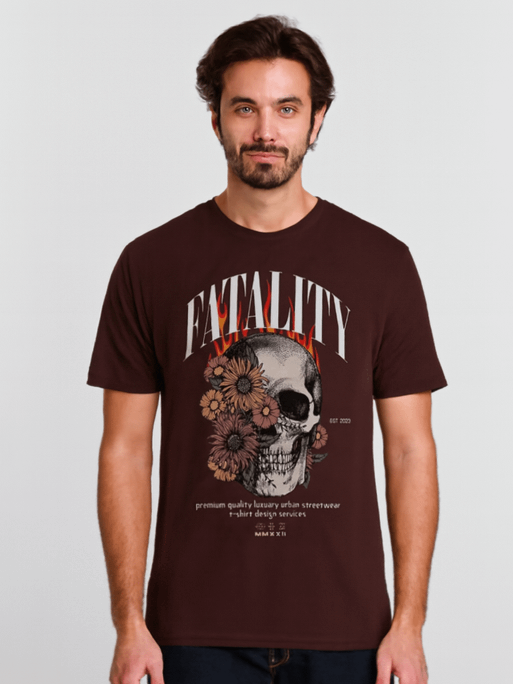 Eternal Embrace Skull T-Shirt product image (1)