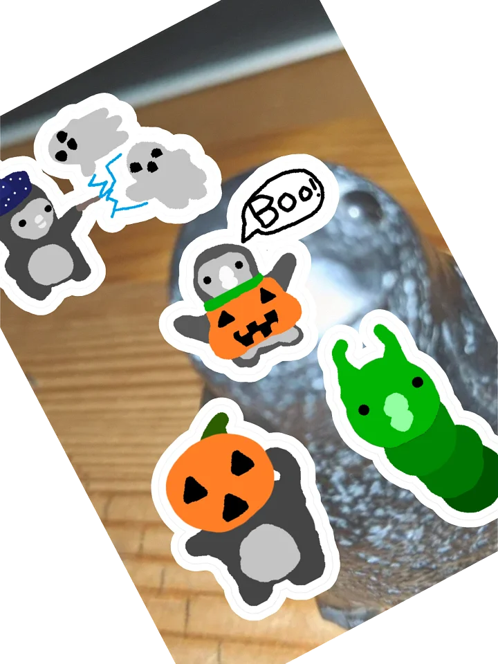 Hubert Halloween Sticker Sheet product image (1)