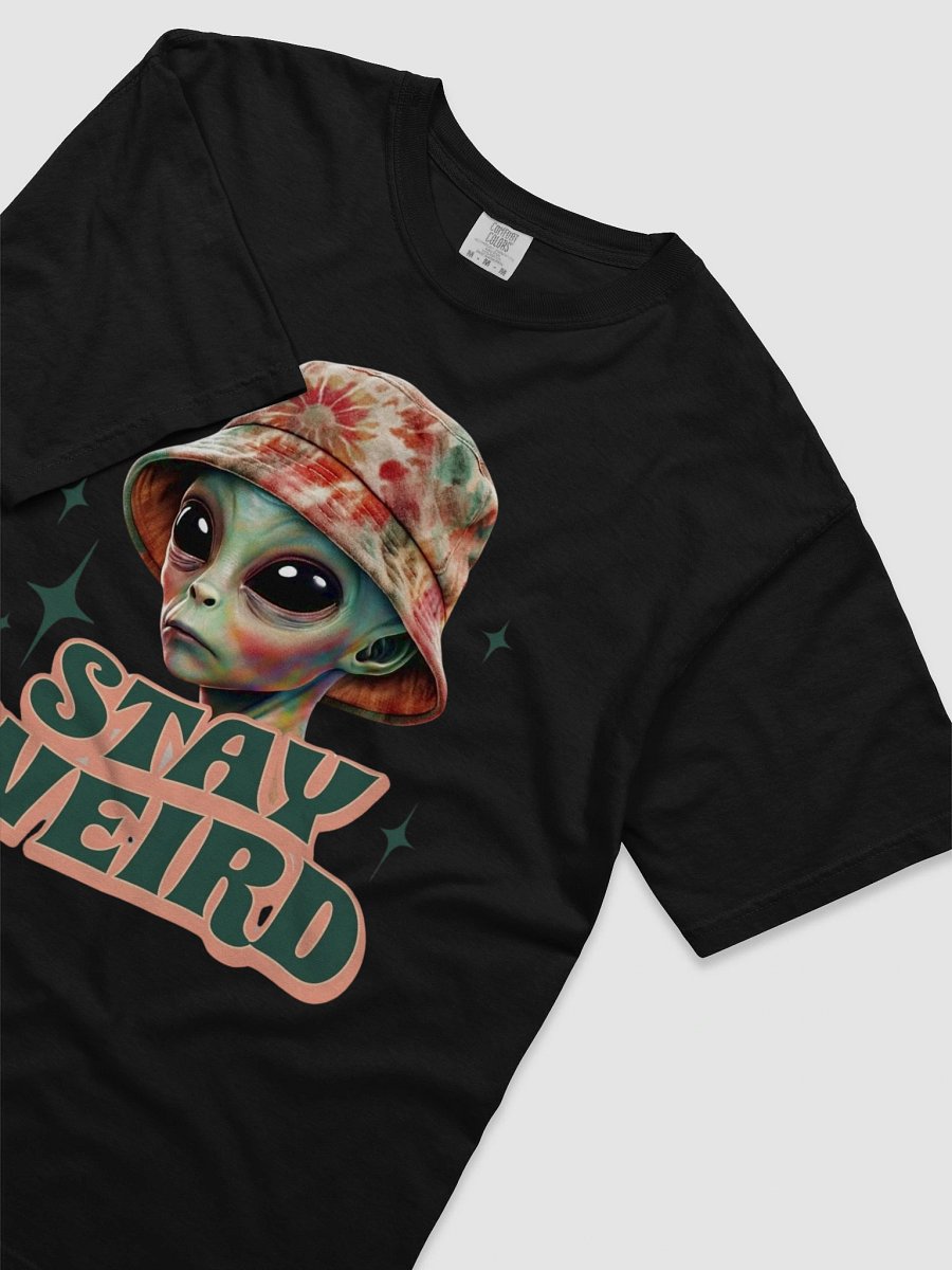 Stay Weird Alien Tie-Dye Bucket Hat Comfort Color 1717 T-Shirt product image (25)