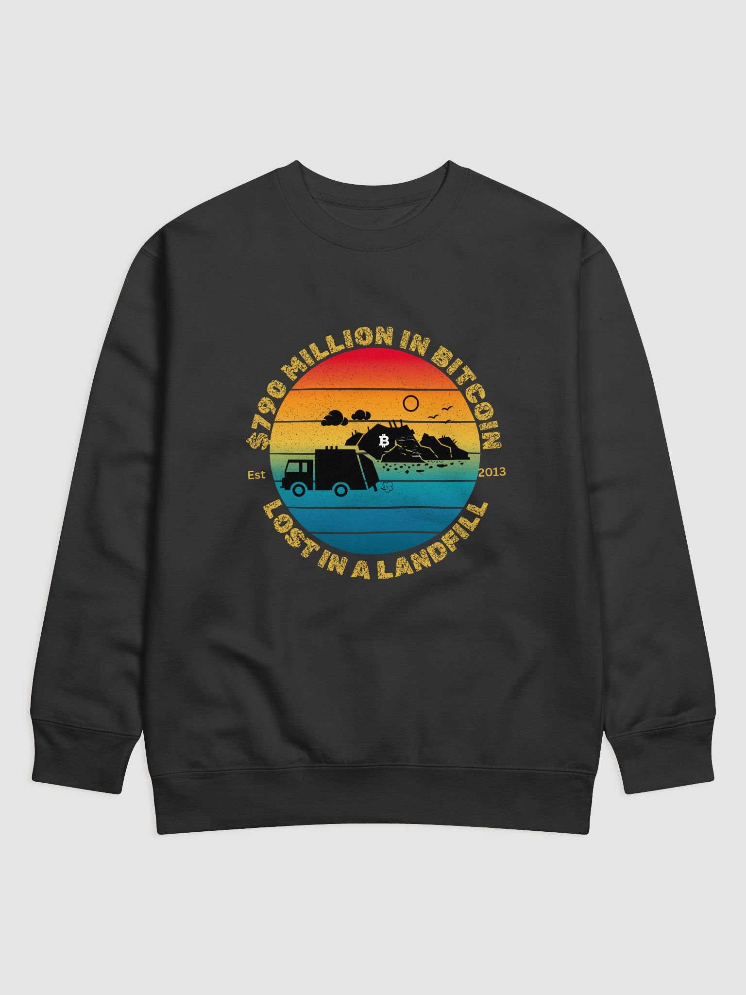 Lost Bitcoin Sunset Sweatshirt product image (1)