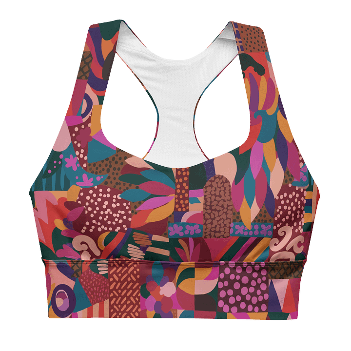 Hight Impact Sport Bra "Abstract African Ethnic Pattern" product image (1)