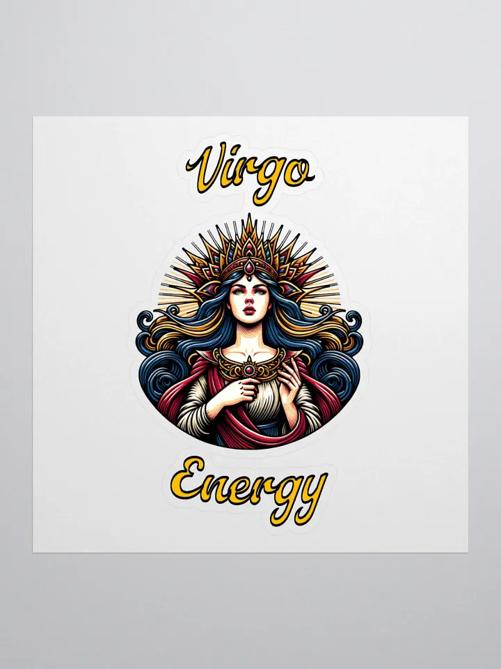 Zodiac Sign Virgo Energy Sticker product image (1)