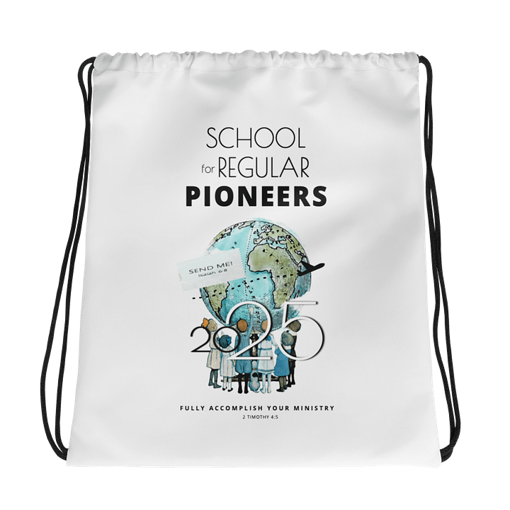2025 School for Regular Pioneers Drawstring Bag | Jehovah’s Witnesses Keepsake Collection product image (1)