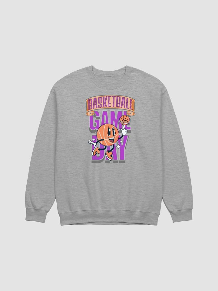 Game Day Basketball Fun Crewneck Sweatshirt product image (1)