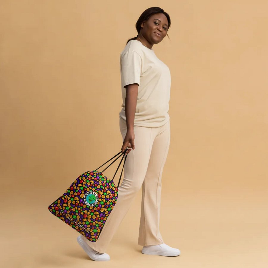 worldofrich Coin and Gem Pull-String Bag product image (3)