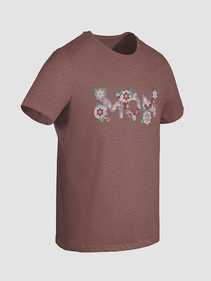 Women's Supersoft Relaxed-fit T-Shirt MOM Flower Lettering product image (2)