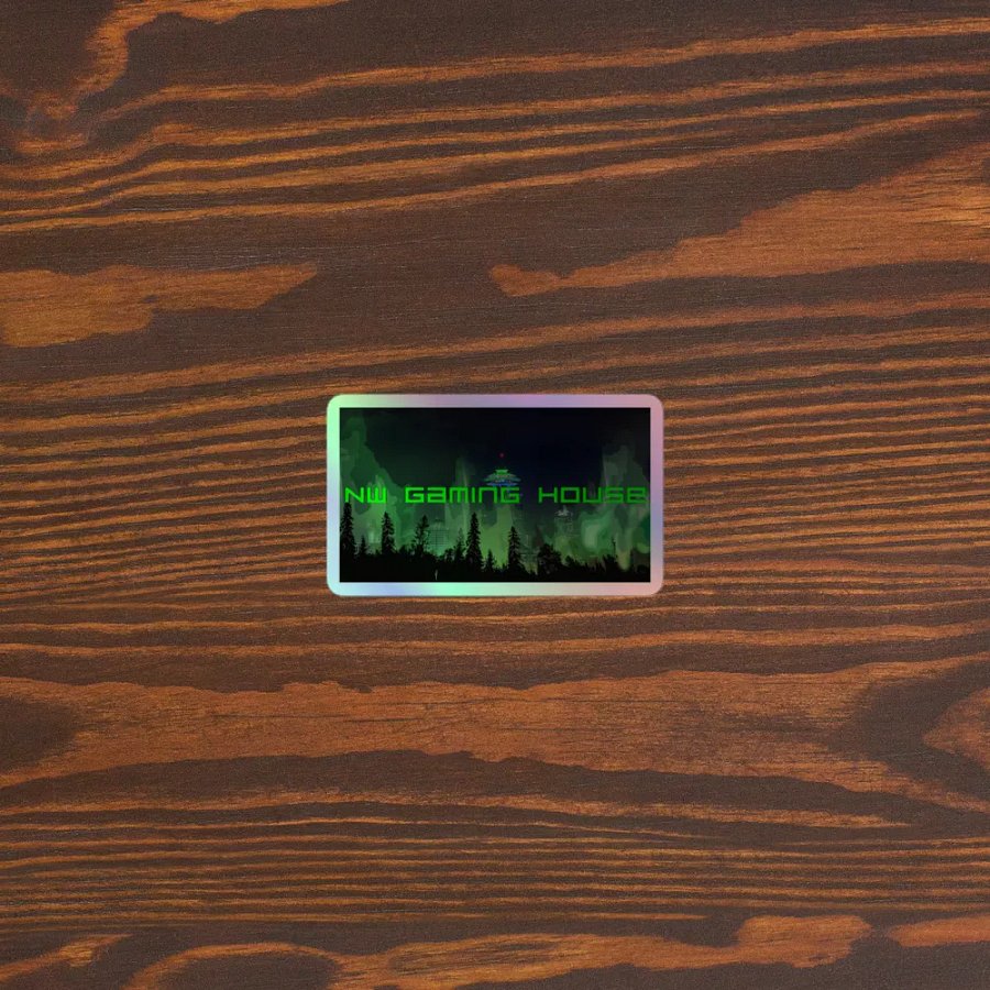 Nightfall in NW Gaming House Holographic Stickers product image (5)
