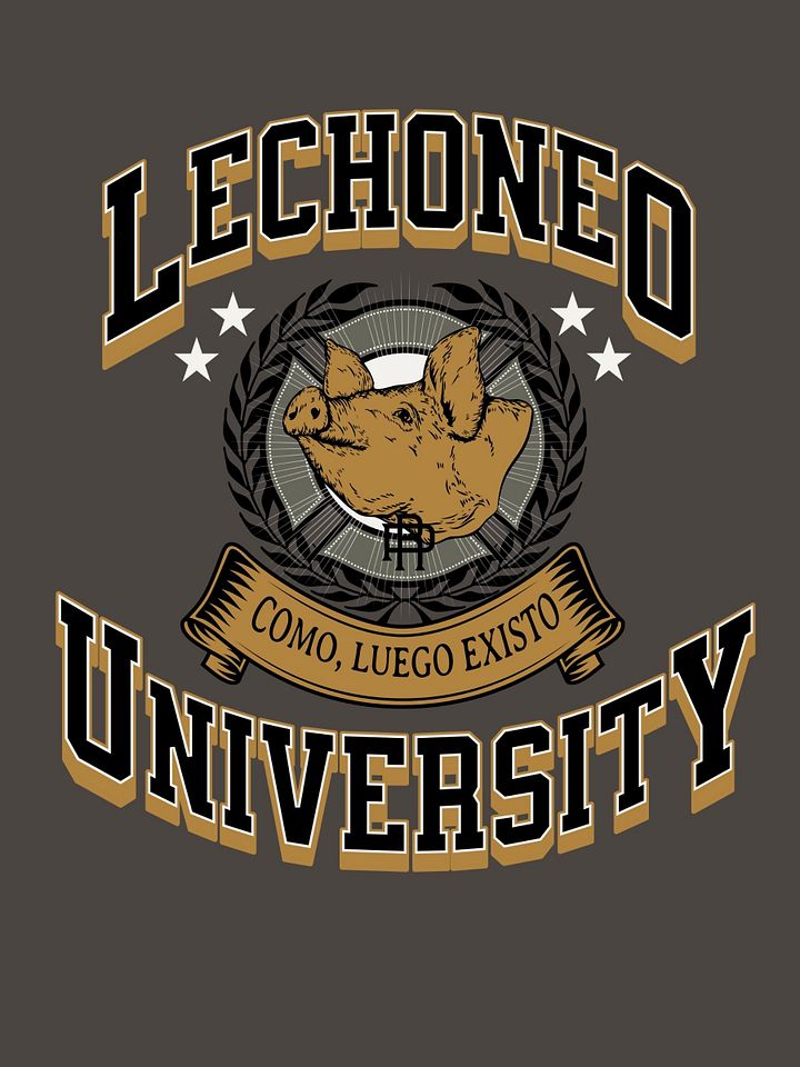 Lechoneo University Camiseta Unisex product image (1)
