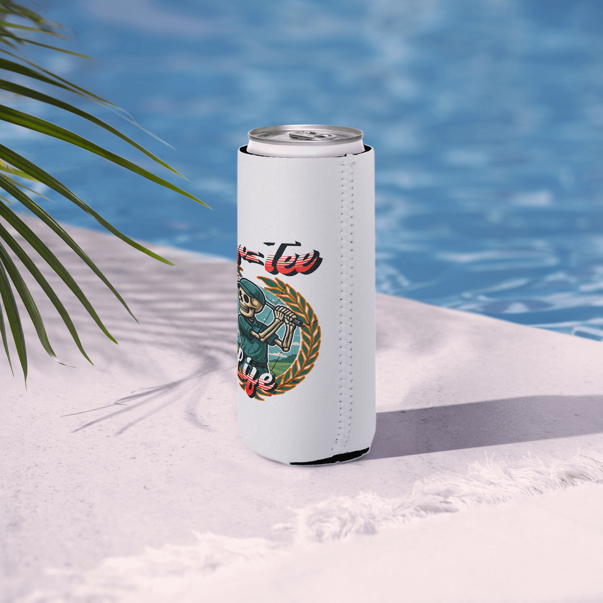 Par Tee Life Golfing Skeleton Coozie Can Cooler product image (6)
