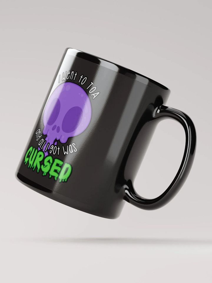 All I Got Was Cursed - Warlock - Black Glossy Mug product image (2)