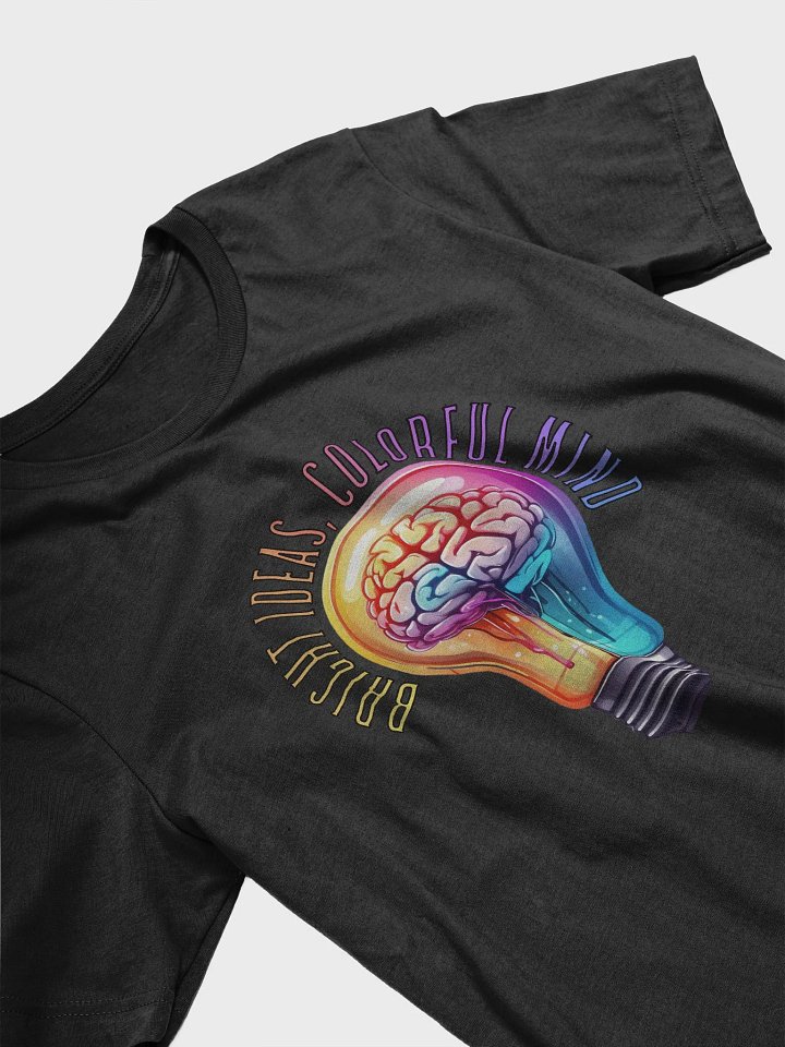 Reflective Bulbs Graphic T Shirt | Bright Ideas, Colorful Mind product image (2)