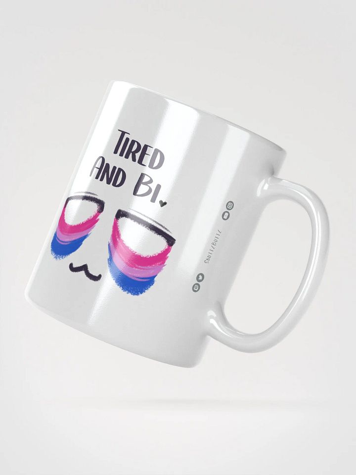 Tired and Bi - Pride Flag Ceramic Mug product image (2)