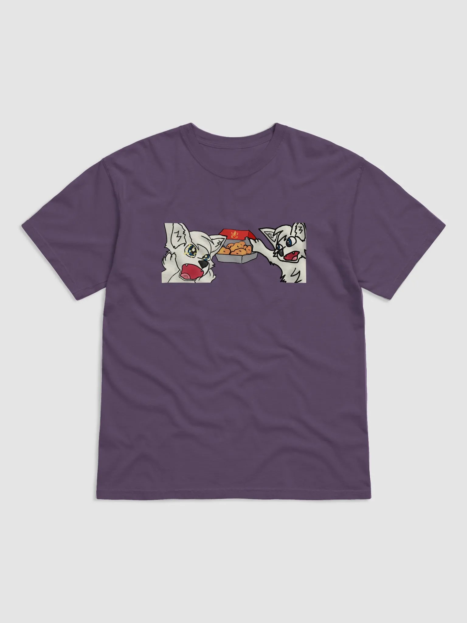 Woah Look! Nuggies! heavyweight T-Shirt product image (2)