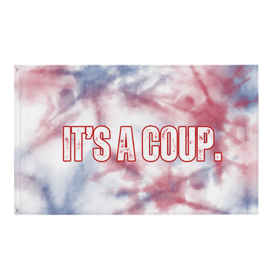 Resistors, It's a Coup, Tie Dye Flag product image (1)