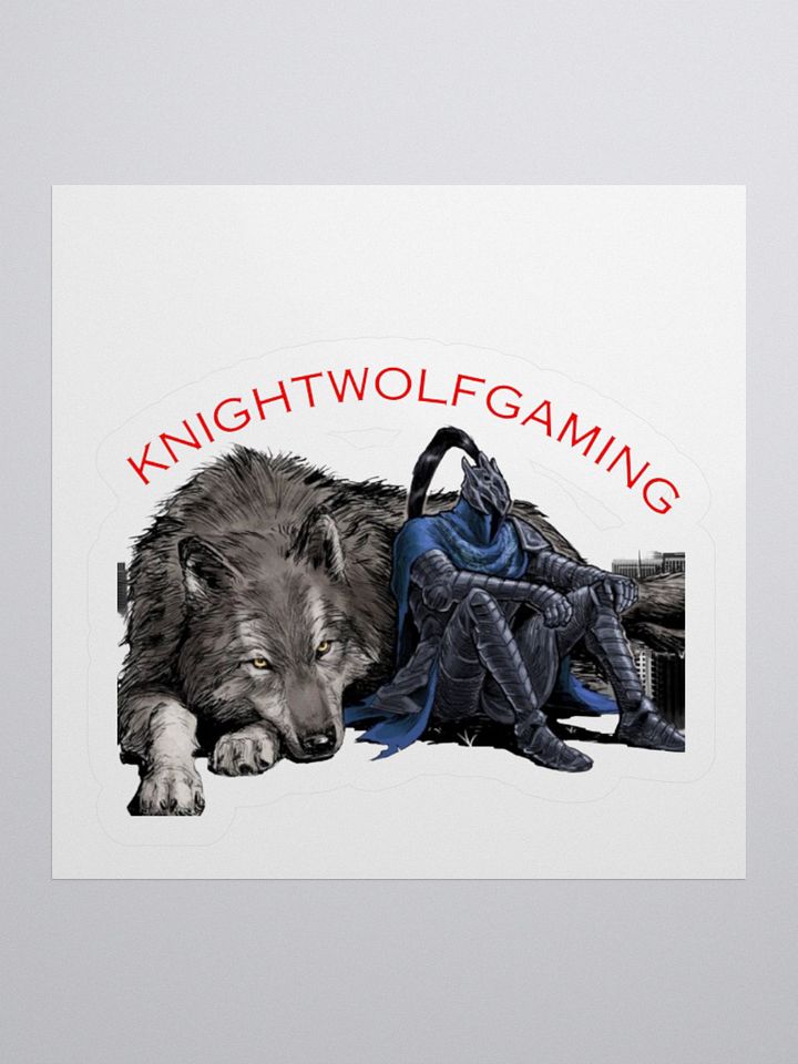 KnightWolfGaming Kiss Cut Stickers product image (1)