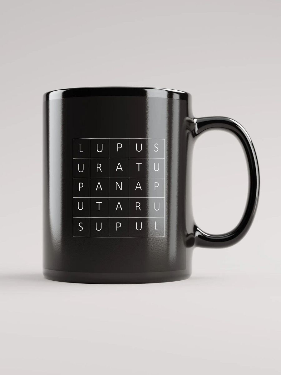 L-U -P - Black Mug product image (2)