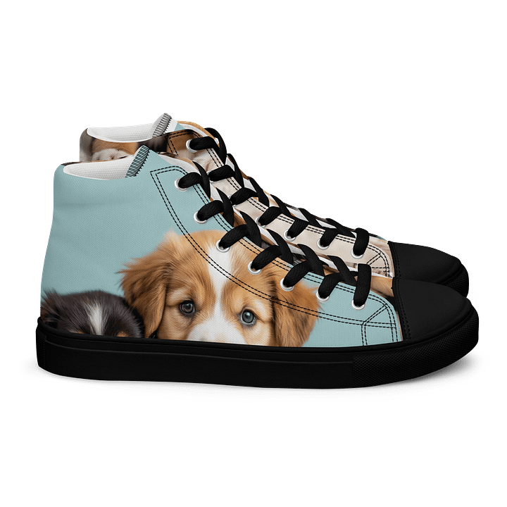 Pawsitively Adorable High Top Canvas Shoes product image (2)
