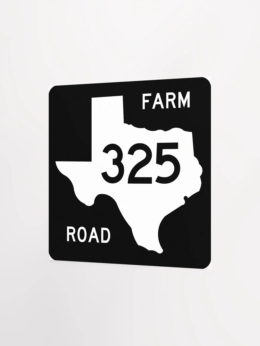 Texas Farm Road Sign FM 325 Poster product image (4)
