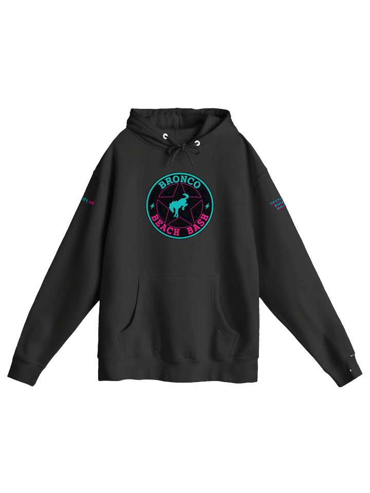 2025 Bronco Beach Bash Ocean City / Destination Bigfoot Bronco Collab Full Frontal Hoodie (Multiple Colors Available) product image (5)