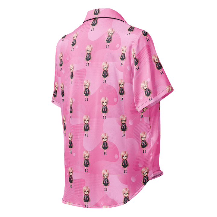 (PINK CHIBI) K Women's Short Sleeve Pajama Top product image (2)