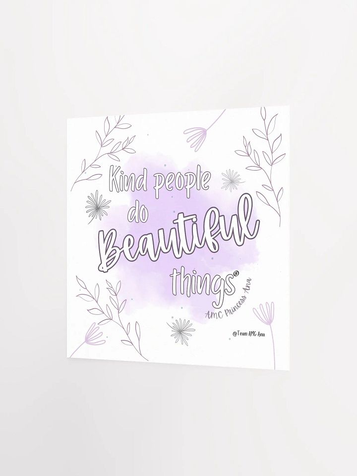 KPDBT - White/Lavender Poster product image (4)