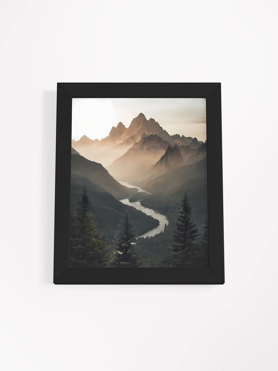 Mystical Valley Sunset Framed Poster product image (2)