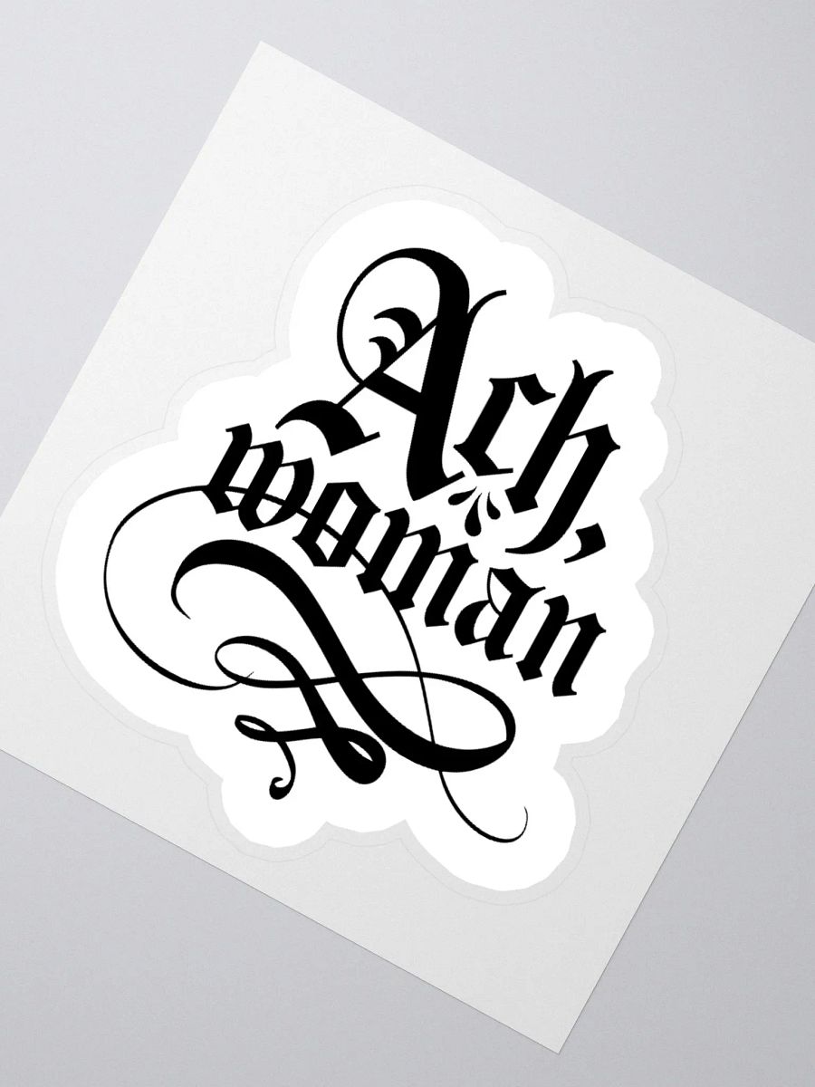 "Ach, woman" Sticker product image (2)
