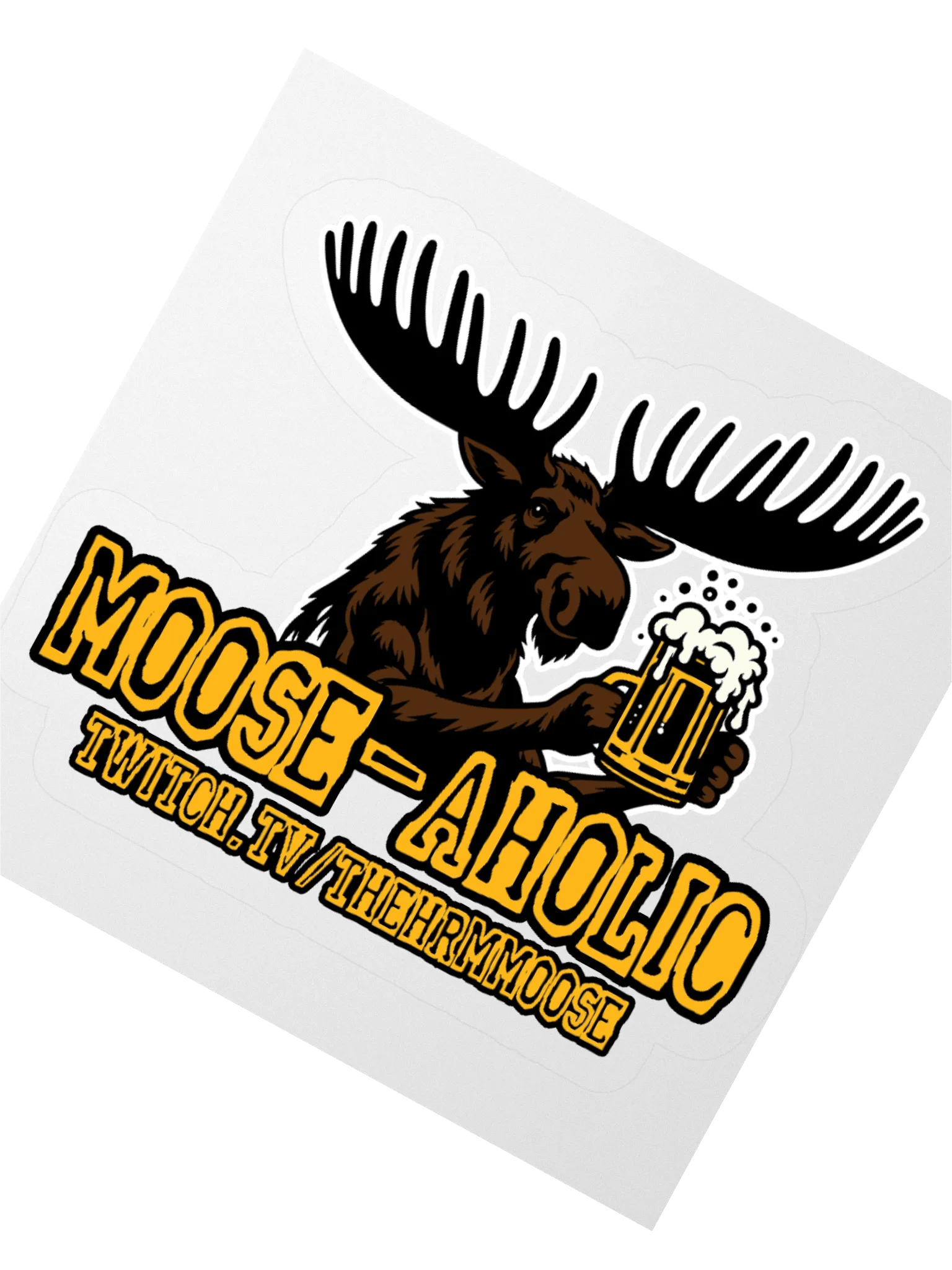 Moose-Aholic Sticker product image (2)