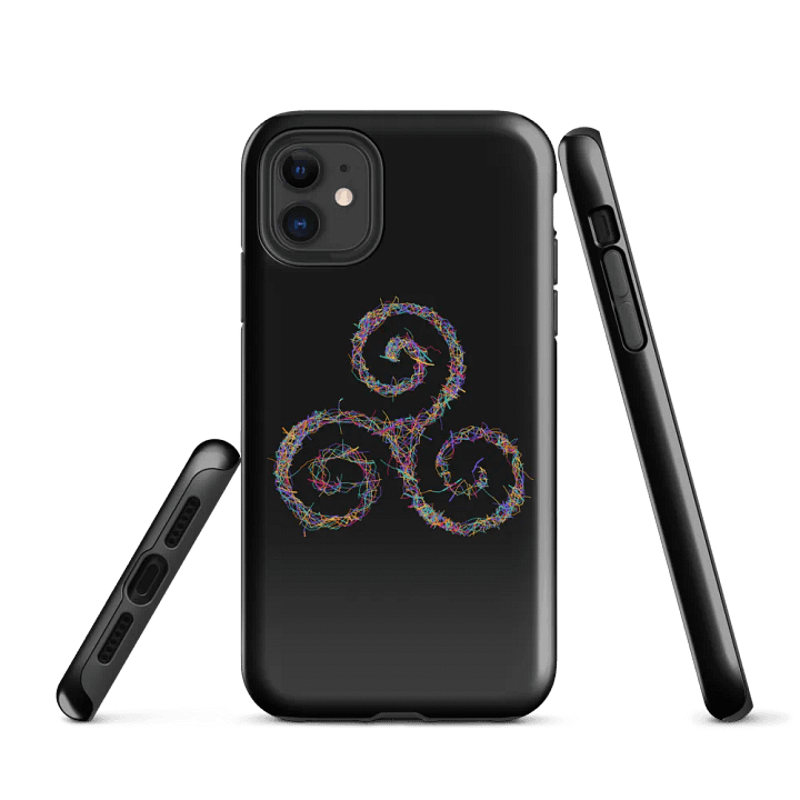 Triskelion Spirals iPhone® Tough Case product image (1)