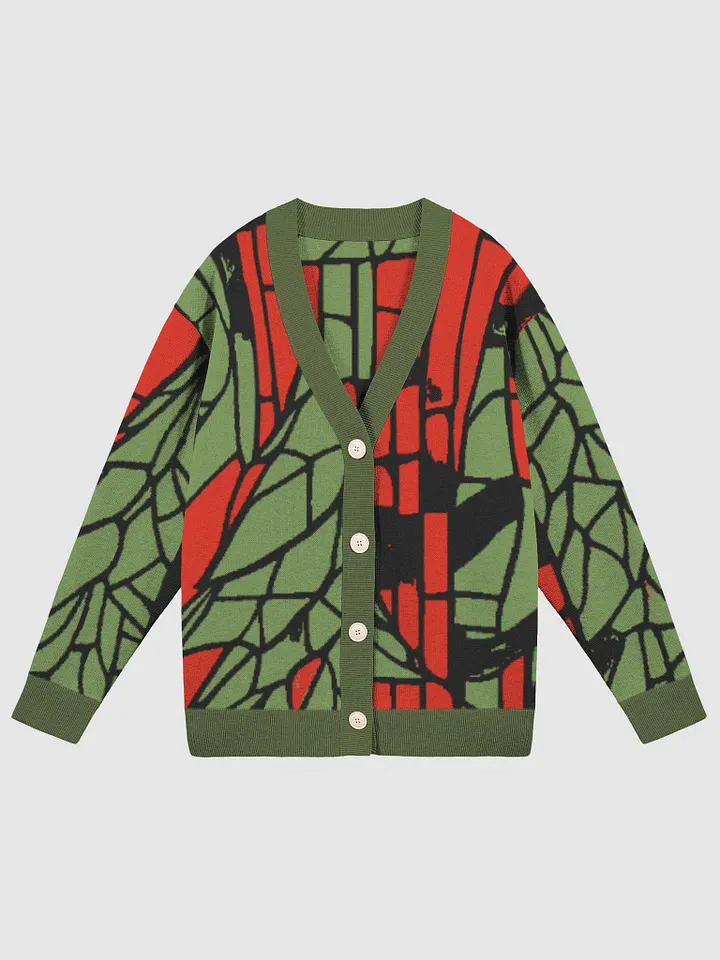 Abstract Stained Glass Christmass Cardigan (Exclusive) product image (3)