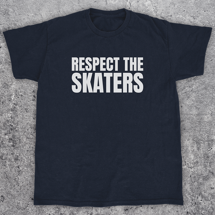 Respect the skaters, Skateboarding t-shirt, Unisex product image (1)