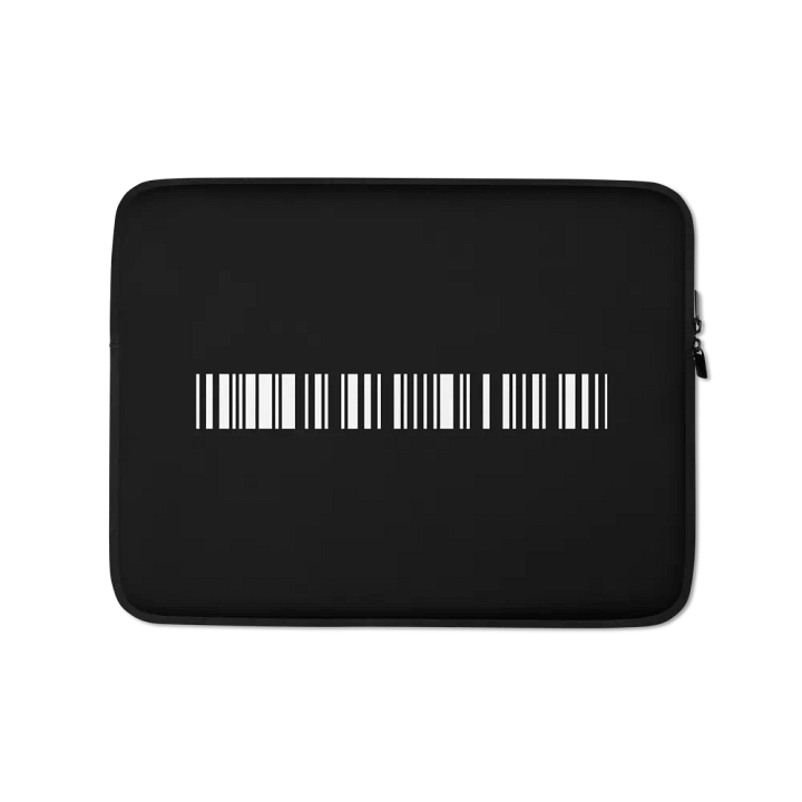 Barcode Laptop Sleeve product image (1)