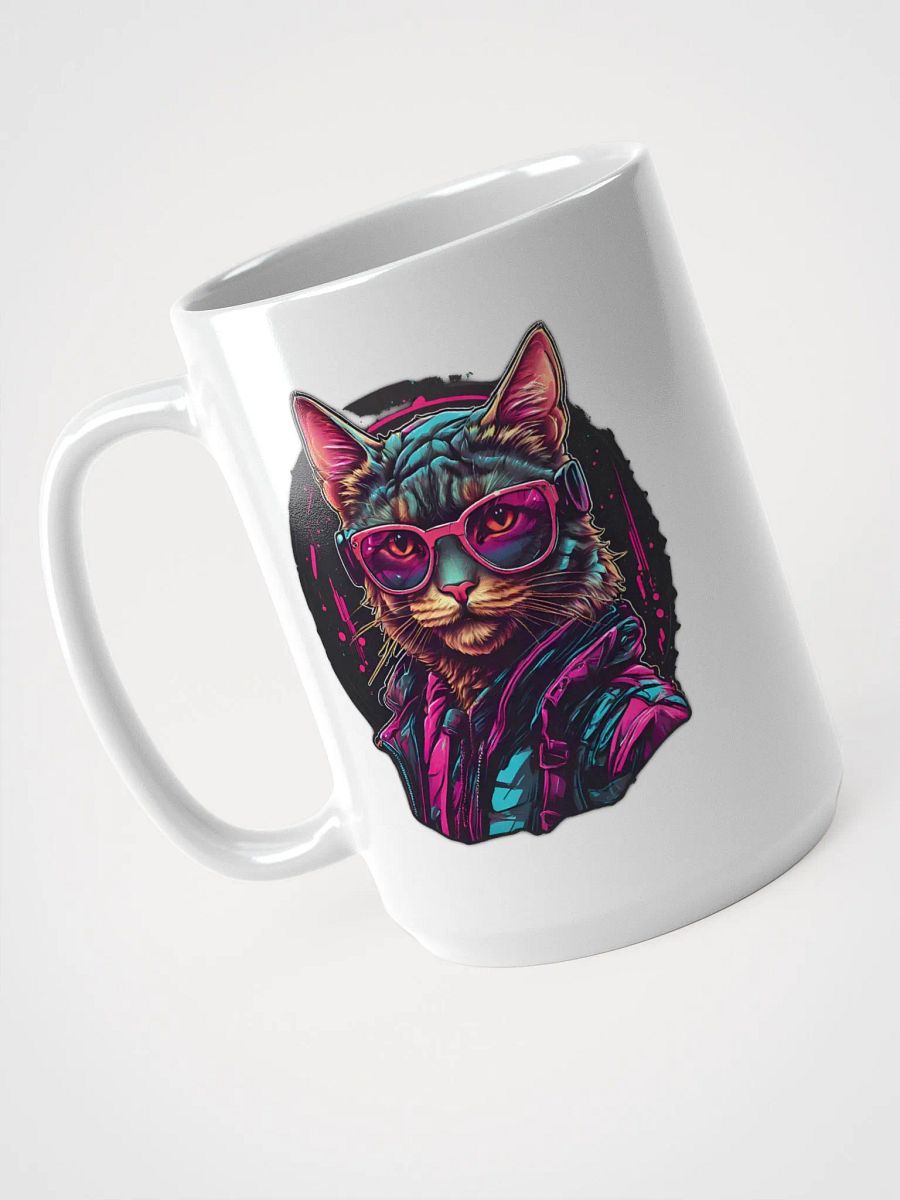 Neon Cat Vibes Mug product image (3)