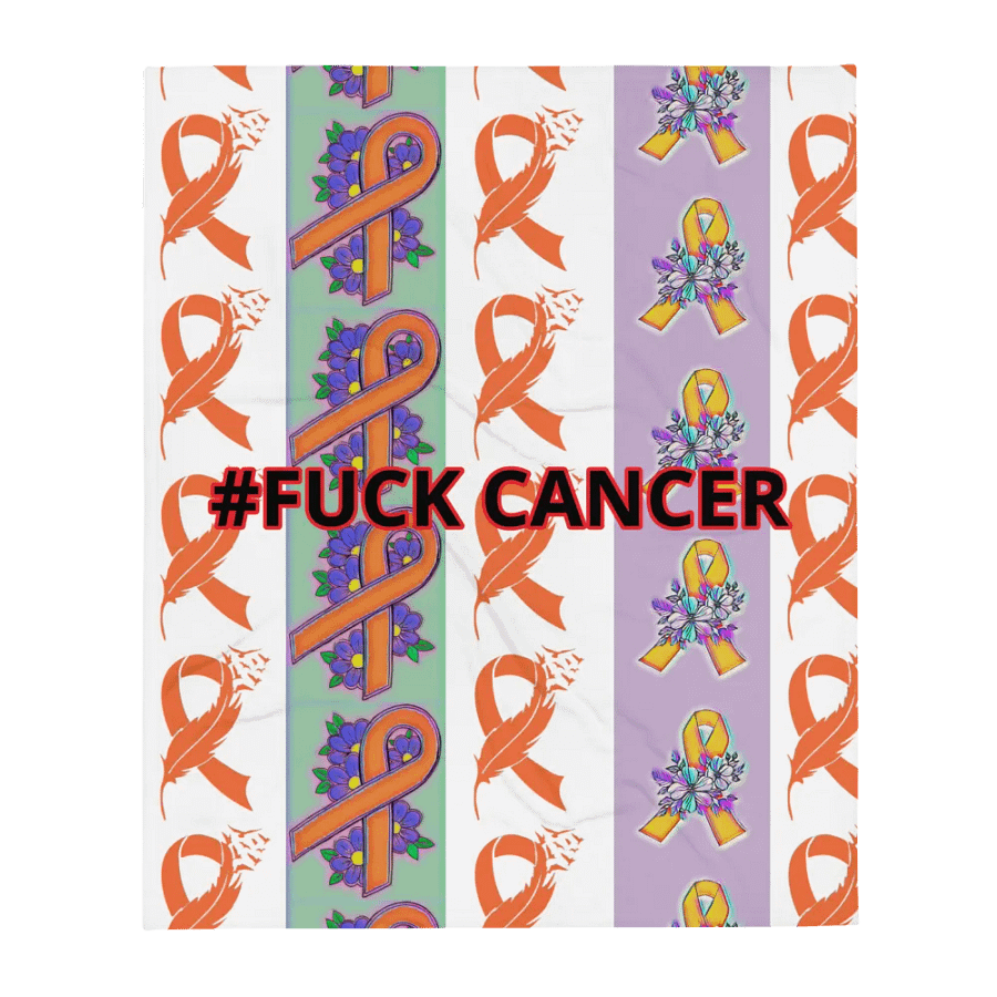 #fuckcancer blanket product image (1)