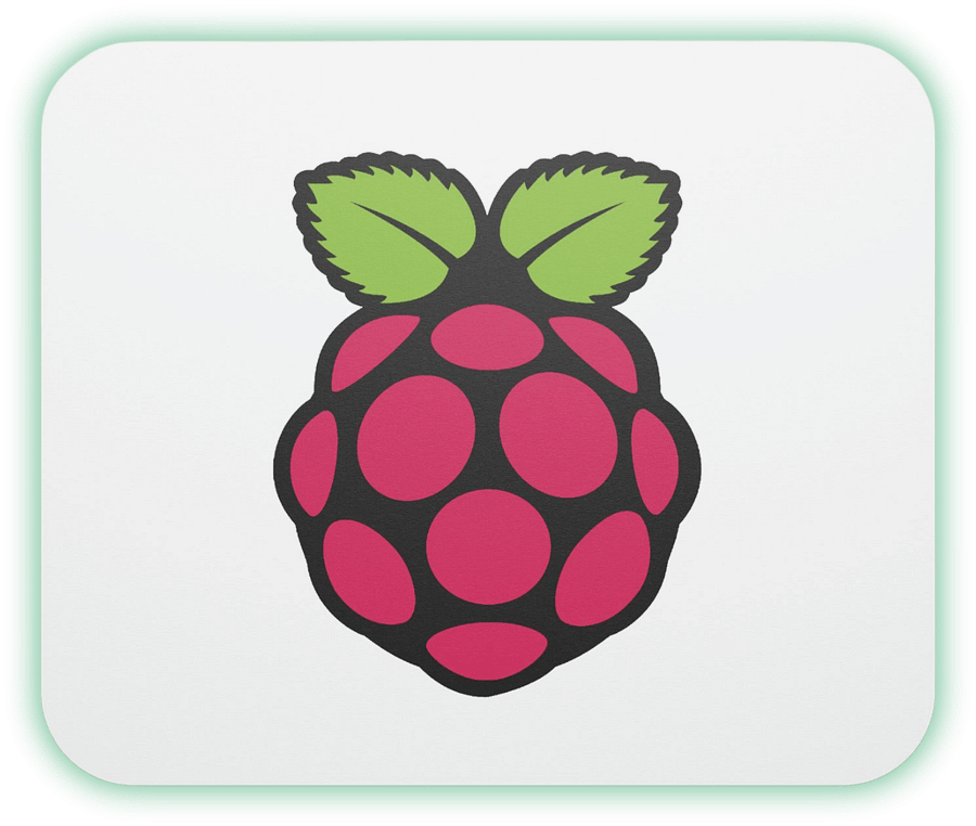Raspbery Pi Icon Mouse Pad product image (1)