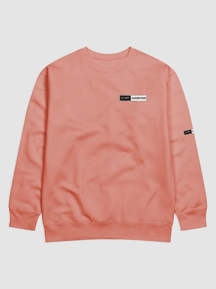 "AI ART EXHIBITION BOX LOGO" premium cotton sweatshirt product image (1)