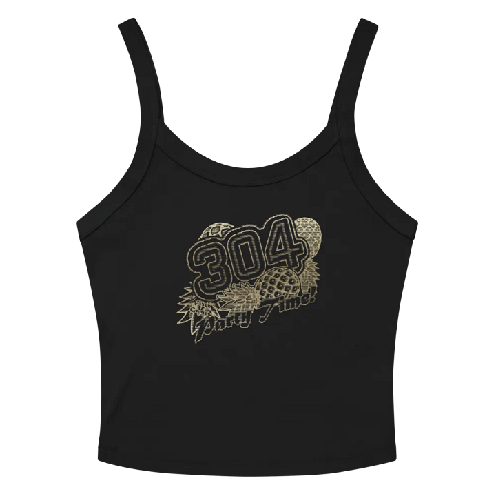 304 Golden Pineapple Party Micro ribbed women's tank product image (3)