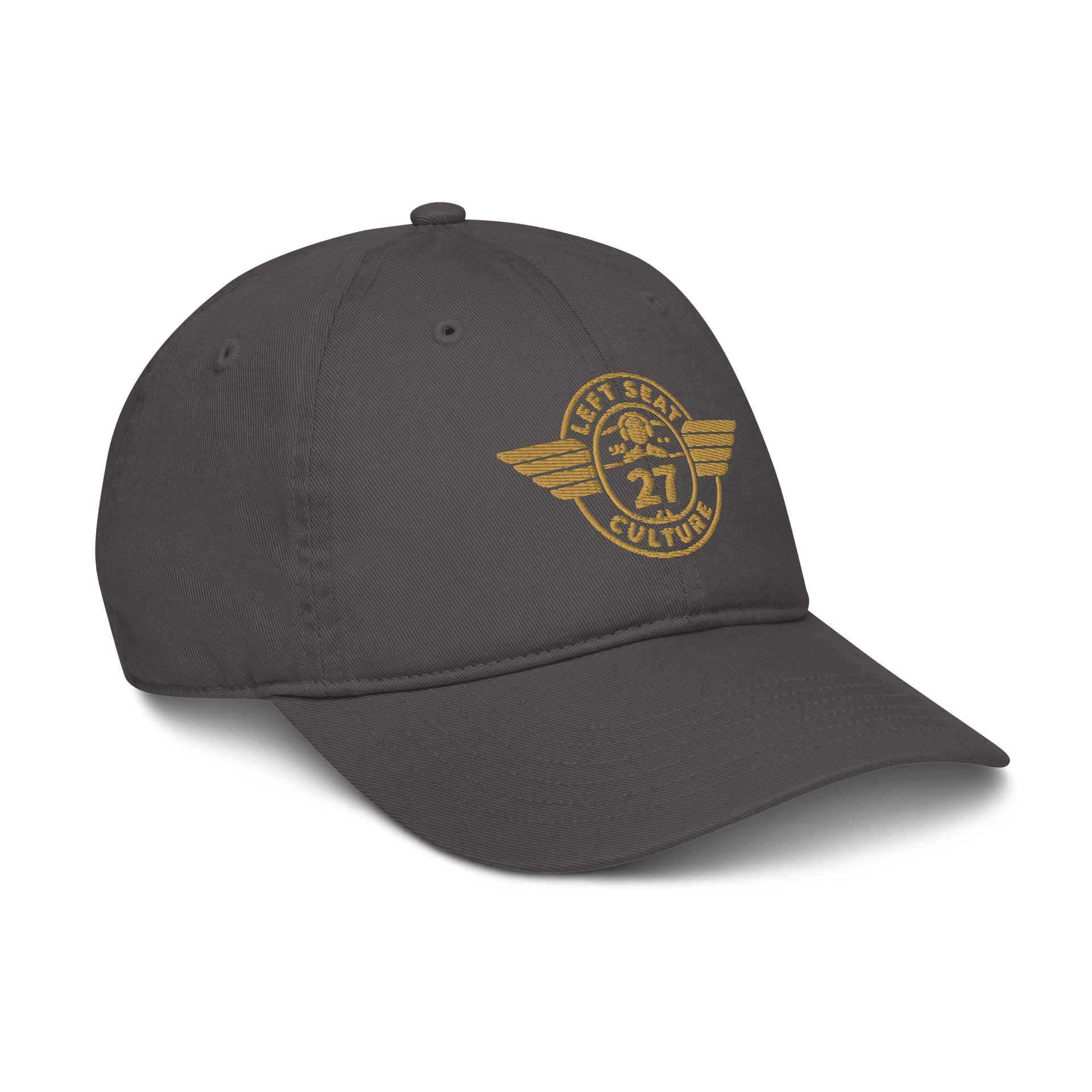 Left Seat Culture Cap - Grey / Gold product image (6)