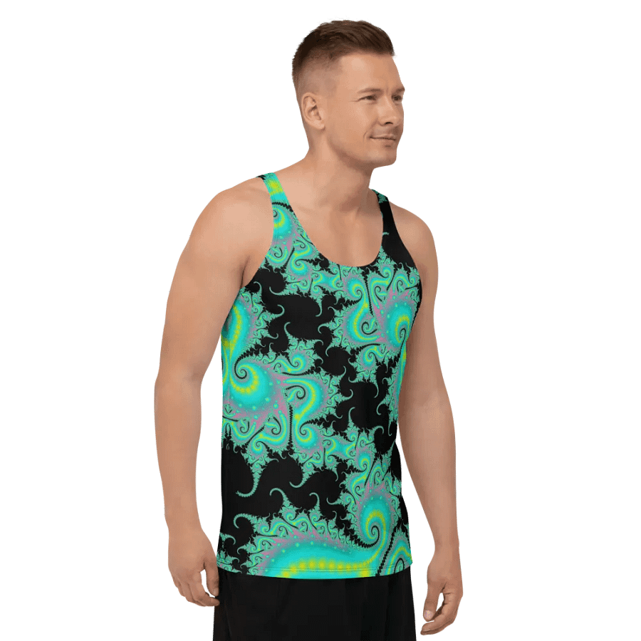 Fractal Men's Tank Top - Candyfloss Confection product image (10)