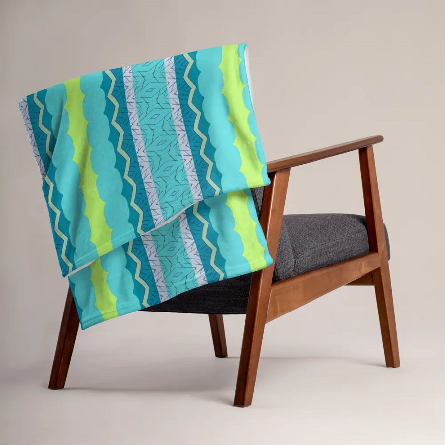 Summer Breeze Pattern Soft Blanket product image (2)