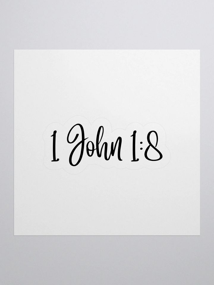 1 John 1:8 product image (2)