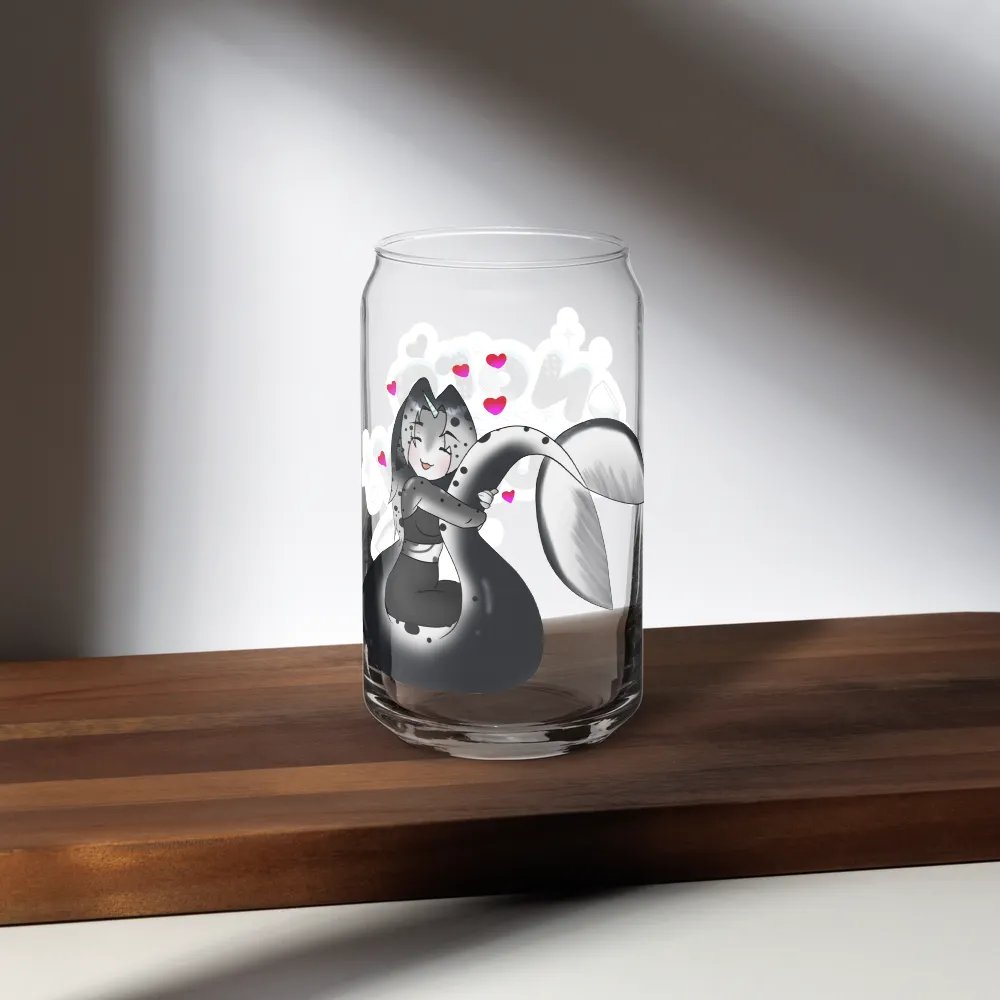 NoraBlubby Logo/Tail Snuggle 16oz Glass product image (8)