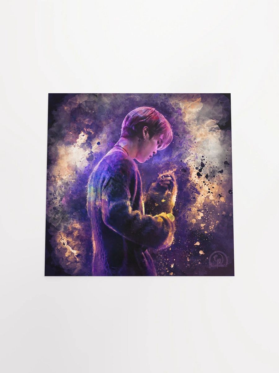 BTS - Jimin Golden Borahae Print (Unframed) - Designed by ChimberArt product image (4)